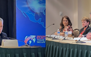 Second photo, from left to right: Dina Amato, Jennifer Kissner, Dan Purtell, and Erik Moncayo.