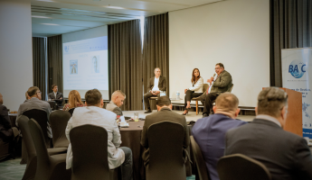 From left to right: Víctor Almiray, senior customs and trade compliance director for Latin America at HUAWEI; Suzanne Lemaitre, executive director of WBO; and Octavio García, strategic planning director at the Tequila Regulatory Council, during the panel “Reflections and Experiences Working with the WCO Regional Private Sector Group.”